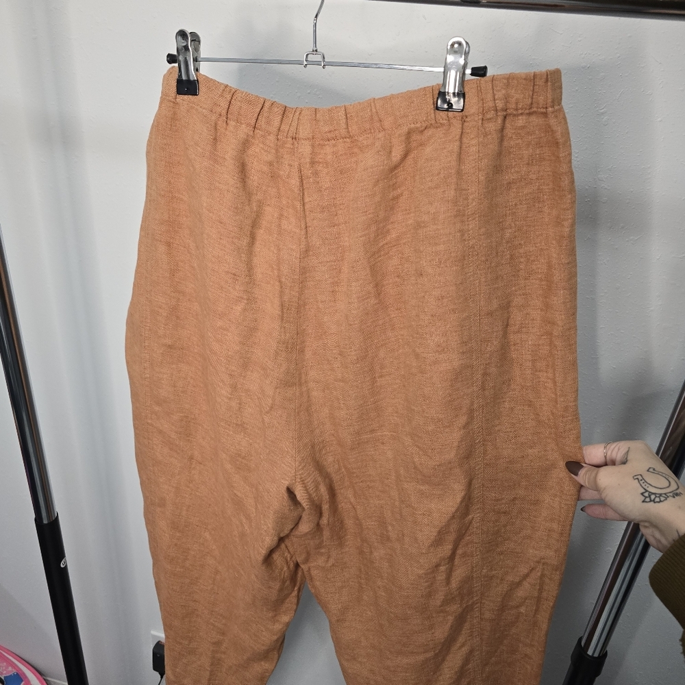 Eileen Fisher Orange Pants - Picture 5 of 8